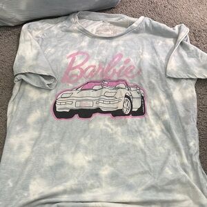 Barbie Tie-Dye Tee - Pink and Gray